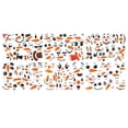 thumbnail image 2 of Snowman Face Stickers Set Funny PVC Christmas Expression Wall Decal DIY Self-adhesive Fridge Decoration, 2 of 7