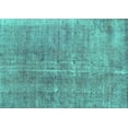 thumbnail image 1 of Ahgly Company Machine Washable Indoor Rectangle Persian Turquoise Blue Bohemian Area Rugs, 3' x 5', 1 of 4