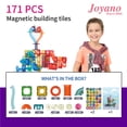 thumbnail image 2 of Joyano 171 Pcs Marble Run Premium Big Block Set, Construction Building Blocks Toys, STEAM Educational Building Block Track Toy, 2 of 8