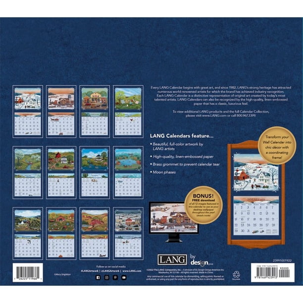 Lang Folk Art(tm) 2023 Wall Calendar (Calendar) - Walmart.com