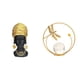 thumbnail image 1 of Elegante Figura De Resina Africana Con Bola De Cristal De Metal, Adorno De Mesa, Decoración Creativa Para El Hogar, Centro De Mesa Para Entrada, Pasillo, Estante, Dormitorio, Sala De Estar., 1 of 8