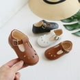thumbnail image 4 of YESIMOLA Size 4 Toddler Girl Sandals Brown Sandals for Girls Girl Mary Jane Shoes 5c Shoes Baby Girl Little Boy Shoes Sled 6-12 Month Birthday Gift for 4 Year Old Girl Shoes for Kids Girls, 4 of 7