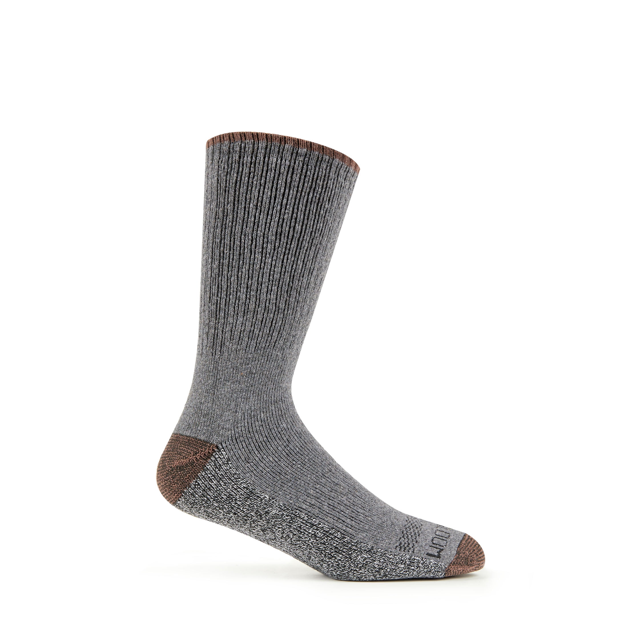 Fruit of the Loom Work Gear Heavy Duty Men's Crew Socks, Sizes 6-12, 4-Pack