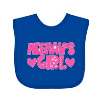 Inktastic Meemaw's Girl Girls Baby Bib