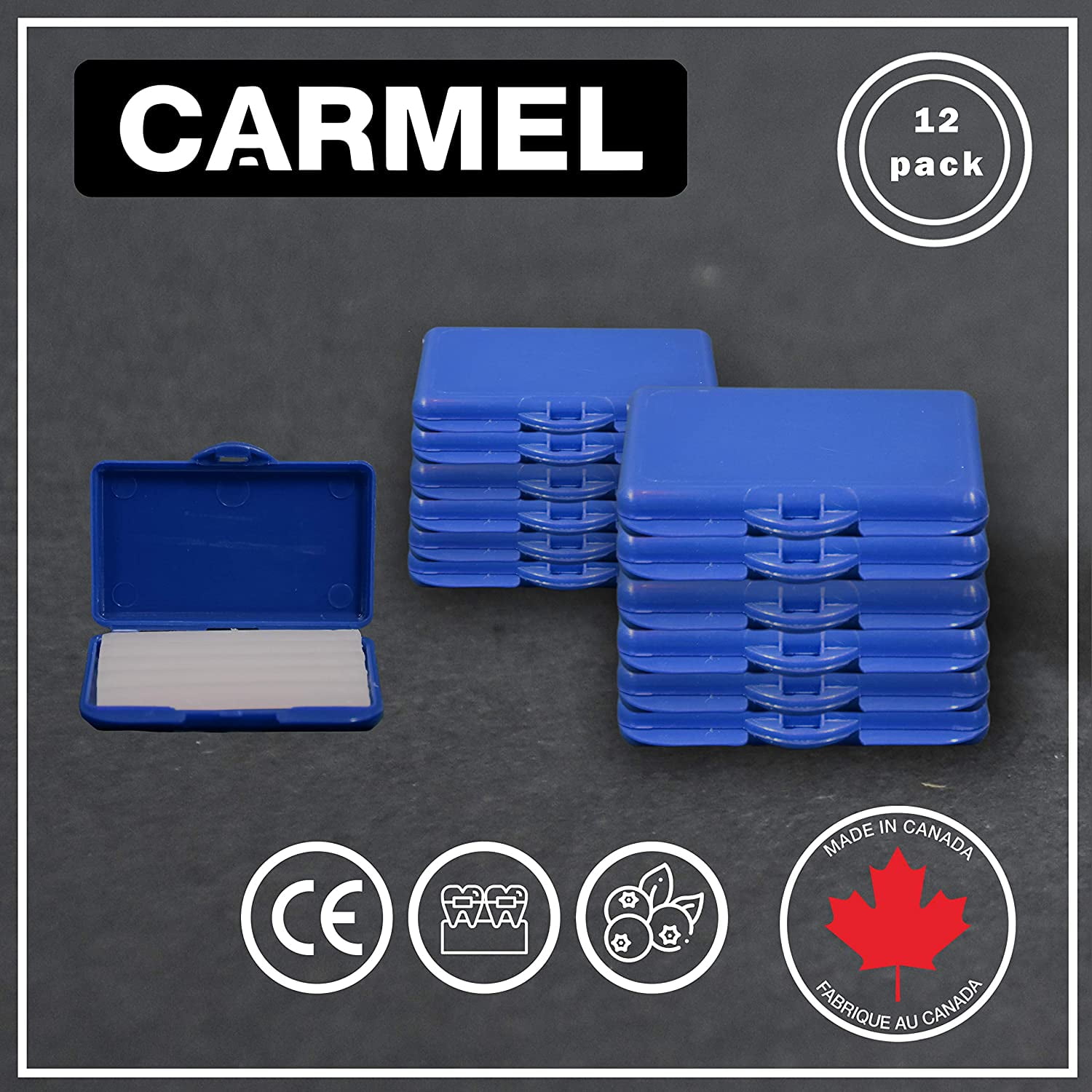 Carmel Orthodontic Wax, CE and FDA Approved Dental Patient Wax, Relief Wax, Wax for Braces