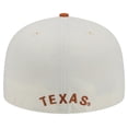 thumbnail image 4 of Men's New Era Texas Longhorns Chrome White Vintage 59FIFTY Fitted Hat, 4 of 6