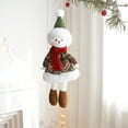thumbnail image 2 of Qwtwty Christmas Decorations Christmas Decorative Fabric DollsSmall FigurinesPendantsReindeerSanta ClausSnowmenChristmas Tree Decorations, 2 of 6