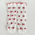 thumbnail image 3 of Akiihool Girls Sock Unisex Kids and Toddlers' Dress Sock Turn Socks (Red,3-12 Years), 3 of 4
