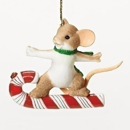 Collectible Christmas Ornaments 2.5" charming tails winter "cane" be sweet fun mouse collectible Collectible Christmas Ornaments 2.5" charming tails winter "cane" be sweet fun mouse collectible