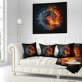 thumbnail image 3 of Designart Record Abstract - Abstract Throw Pillow - 18x18, 3 of 5