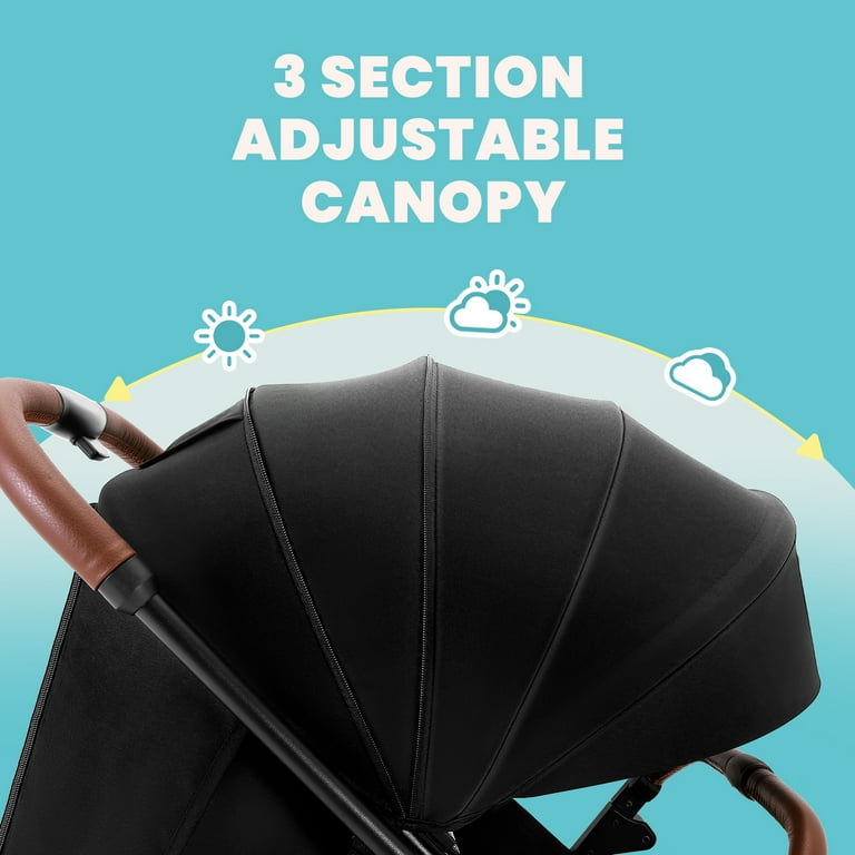HARPPA Foldable Stroller for Baby and Toddler, Reversible Handle