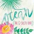 thumbnail image 2 of Mollie B. 20x20 White Modern Wood Framed Museum Art Print Titled - Ocean Air and Salty Hair, 2 of 4