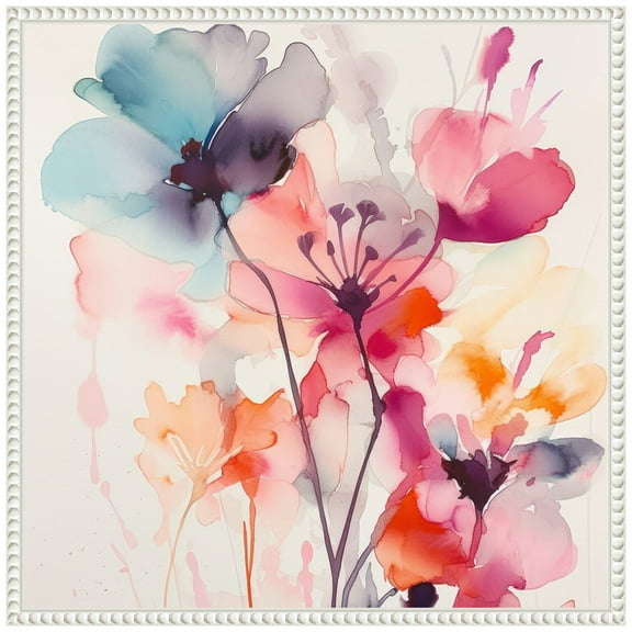 Amanti Art Watercolor Romance I Framed Canvas Wall Art Print