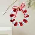 thumbnail image 6 of geerera Christmas Bell Wreath, Xmas Bell Garland with Bow, Front Door Holiday Decor for Porch, Fireplace, Wall Display, 6 of 6