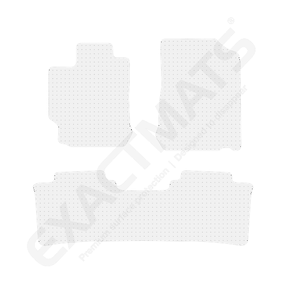 ExactMats - Premium Clear Overlay Floor Mats, Made In USA - Fits Toyota Camry 2015-2017 / 2 Front & Uni-Rear Mats