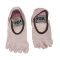 thumbnail image 4 of Unique Bargains 1 Pair Five Toe Socks Non-Slip Classic Socks for Women Pink, 4 of 6
