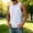 White, variant on Dolkfu Black Tank Tops Men Crew Neck Sleeveless Refreshing Modern Solid Minimalist Athletic Pull-on Tank Tops Black,S