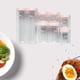 thumbnail image 5 of Tarro de almacenamiento sellado en miniatura para casa de muñecas (escala 1:6 o 1:12). Modelo de casa de juguete para cocina. Rosa claro, 5 of 8