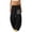 61-Black, variant on ibiyuan Women Back Small Letter Printed Wide Leg Pants, High Waist Loose Relax Fit Soft Athletic Trousers Breathable Bottoms Travel Casual Street Daily Outfit