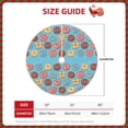 thumbnail image 2 of Sikiie Cute Donut Nativity Christmas Tree Skirt, Jesus Christian Winter Holiday Tree Mat Decoration(30-48IN)48", 2 of 6
