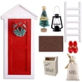 thumbnail image 1 of Kearding Mini estatua de Navidad para casa, decoración navideña, tamaño compacto, regalo dulce en miniatura, montaje práctico, decoraciones para el Kits de decoración para fiestas Kearding HA039201-00, 1 of 6