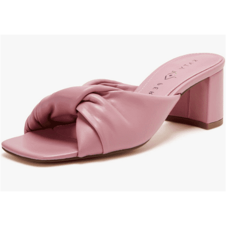 Katy Perry Womens The Tooliped Twisted Dress Heel Sandal (Vintage Pink, 9)