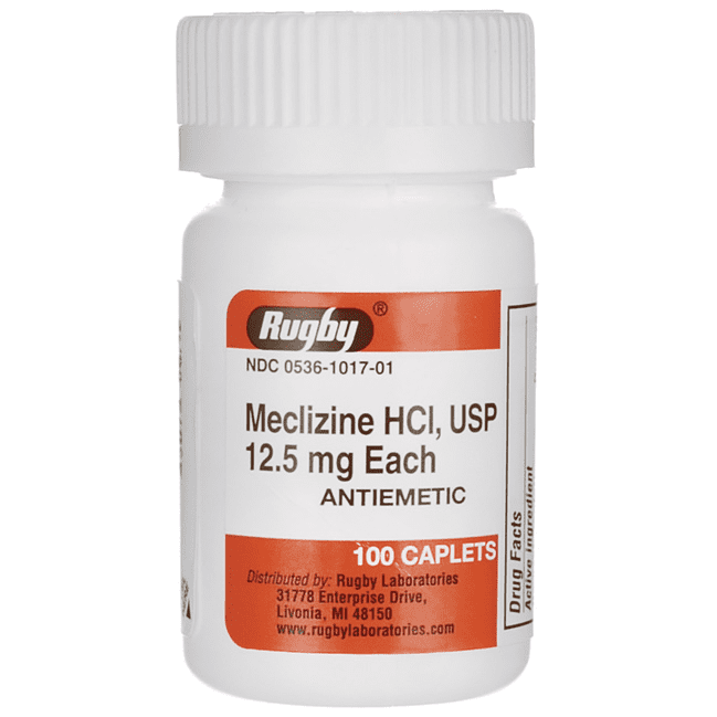Meclizine 12.5 mg tablet