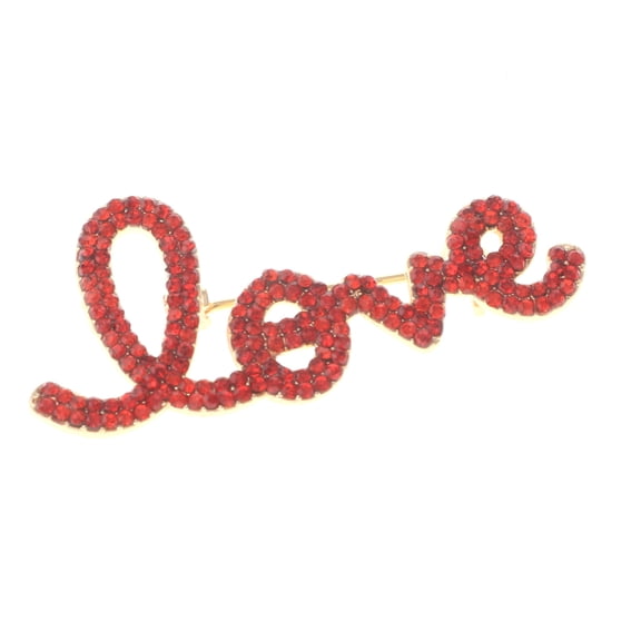 Crystal Love Brooch