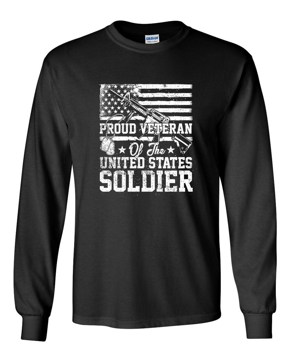 U.S Military Proud Veteran of the United States Soldier Unisex Long Sleeve - Bild 1 von 26