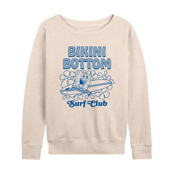 Spongebob Squarepants - Bikini Bottom Surf - Women's French Terry Long Sleeve Shirt