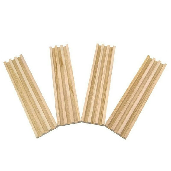 Lindbes Wooden Domino Holders for Domino Game Mexican Train Dominoes Cuban Dominoes Game