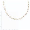thumbnail image 2 of Beautiful 14K 6-7mm White Near Round Freshwater Cultured Pearl Bead Necklace, 2 of 2