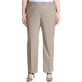 thumbnail image 1 of Pantalones de vestir Calvin Klein de ajuste moderno para mujer Beige 20W, 1 of 2
