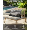 thumbnail image 2 of Mountains Forest Outdoor Head Resting Pillows with Insert Nature Landscape 2 Pack Waterproof Lumbar Pillows with Adjustable Elastic Strap for Patio Recliner Chaise Beach Chair, 11"x16", 2 of 4