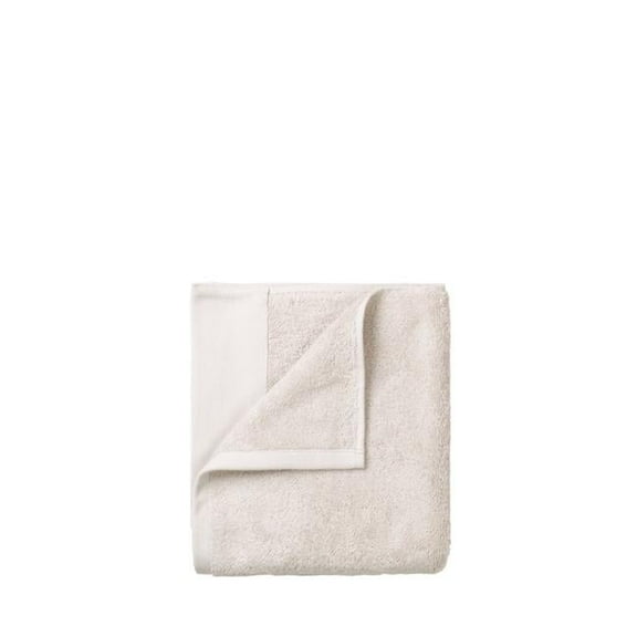 Blomus 69130 12 x 12 in. Riva Organic Terry Cloth Washcloth, Moonbeam - Set of 4