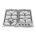 thumbnail image 5 of 23" Stove Top 4 Burners Built-In Gas Propane LPG Cooktop Cooking Stainless Steel 22.83*19.68inch for Domestic or Commercial Cooking in Homes or Restaurants, 5 of 16