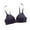 Blue, variant on Huanledash Student Girl Ultra-Thin Solid Color Push Up Bra Seamless Underwear Bralette