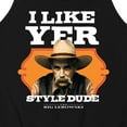 thumbnail image 3 of The Big Lebowski - I Like Yer Style Dude - Men's Jersey Tank Top, 3 of 5