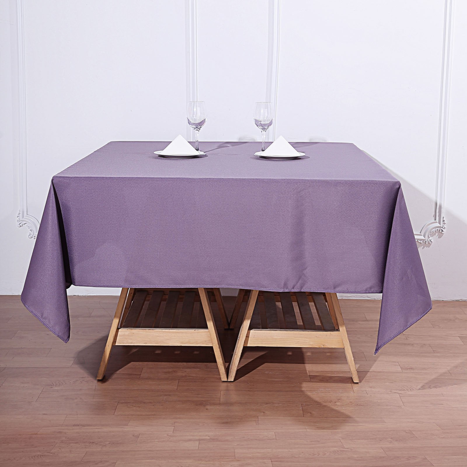 Efavormart 70" Square Linens VIOLET AMETHYST Wholesale Linens Polyester