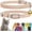 Beige, variant on 1Pack Leather Cat Collar with Bell - Kitten Collar, Small and Big Cat Strap for Boy Cats, Girl Cats
