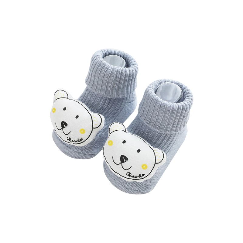 Baby Socks Rubber Soles Shoes Toddler Non-slip Silicone Sole Infant Footwear LD 