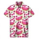 thumbnail image 2 of Camisa hawaiana con estampado de sandía colorida, blusas de verano de manga corta con botones y estampado 3D de frutas, ropa para hombre, blusa con solapa, 2 of 5