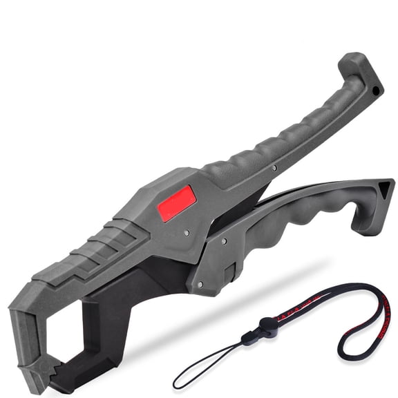 BESTSKY Lip Gripper Saltwater, 9.4" Plastic Catfish Grippers Pliers, Grabber Tool with Lanyard, Grips for Kayak Fishing Accessories, Great Holder for Caught Fish