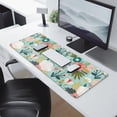 thumbnail image 2 of Cartoon Flowers with a Green Background&nbsp;pad Mousewaterproofwashable&nbsp;for Office Home Work GamingmousepadsRubber Base Mousepad with Stitched Edges 31.5x11.8inches, 2 of 7