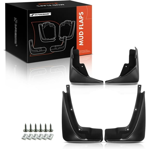 A-Premium Splash Guards Mud Flaps Front and Rear Compatible with Chevrolet Impala LS LT 2014 2015 2016 4-PC