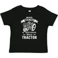 thumbnail image 3 of Inktastic Tractor Woman Girls Baby T-Shirt, 3 of 5