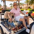 thumbnail image 3 of Golf Cart Seat Covers for 2 Seater, Christmas Owl Soft Microfiber Cart Seat Towel Blanket, Xmas Tree Blue Christmas Balls Absorbent Breathable Non Slip Bench Seats Protector for Golf Course 51"x31", 3 of 9