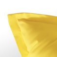 thumbnail image 3 of 2 Pack Queen Brushed Microfiber Pillow Shams with 2" Flange, Super Soft and Cozy, Wrinkle, Fade, Stain Resistant Sham, Yellow, 20x30 inches, 3 of 8