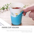 thumbnail image 2 of 20Pcs Disposable Coffee Paper Cup Holders Anti scalding Design (Random Color), 2 of 8