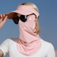 thumbnail image 4 of Mdesiwst Sun Protection Face Guard Super Soft Breathable Ear-Hanging Design UV-proof Face Neck Gaiter Sports Sunscreen Face Shield, 4 of 7